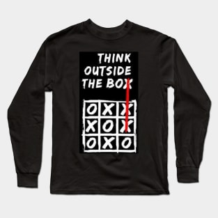 Think Outside The Box Long Sleeve T-Shirt